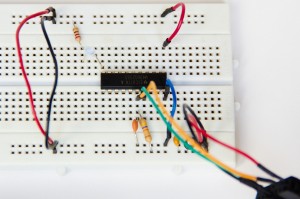 Step 2: Connect the MSP-FET to the Breadboard