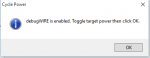 debugWIRE Toggle Power